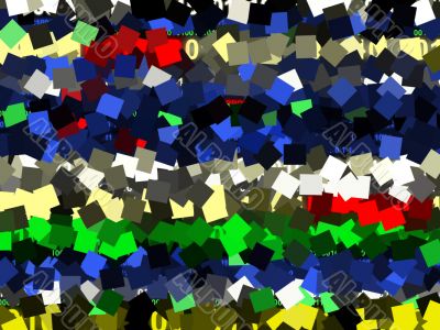 abstract collage effect