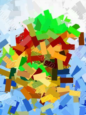 abstract collage image