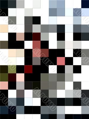 square collage style abstract