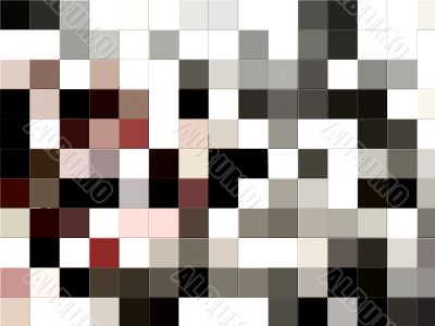square collage style abstract