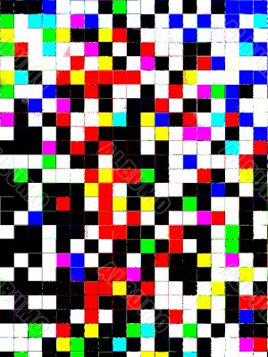 abstract squares collage