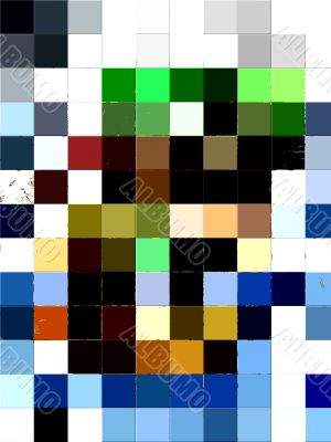 abstract squares collage