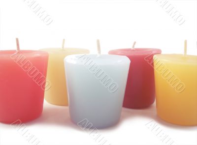 colorful candles