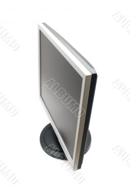 monitor on white