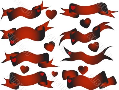 Valentine banners