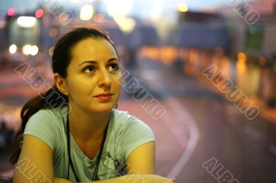 The girl at the airport