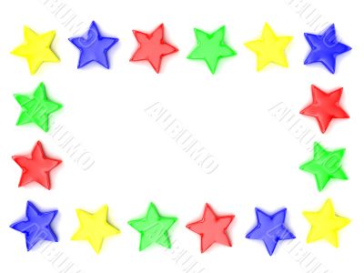 Framework from multi-coloured stars