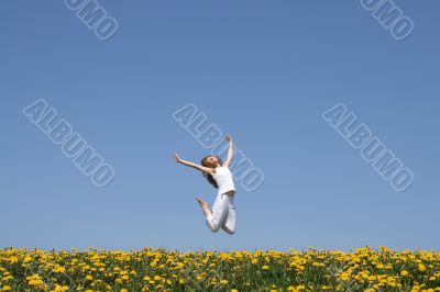 Happy jump