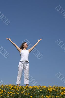 Greeting the sun