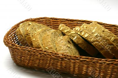 Basket with bread