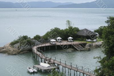 Luxury hotel at the coast