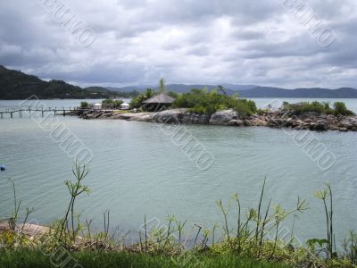 island from the hotel