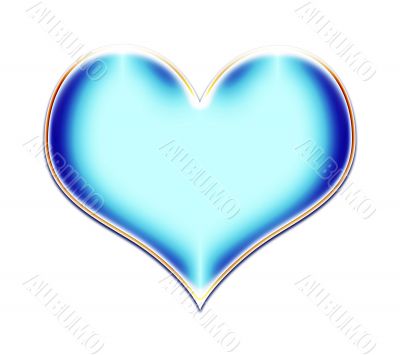 Blue Heart Graphic