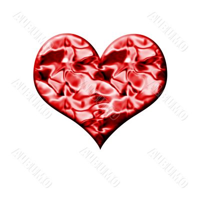 Red Chrome Heart