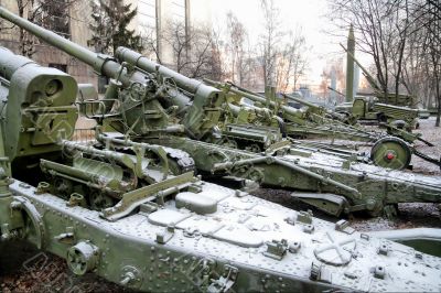 Gun carriages of the guns