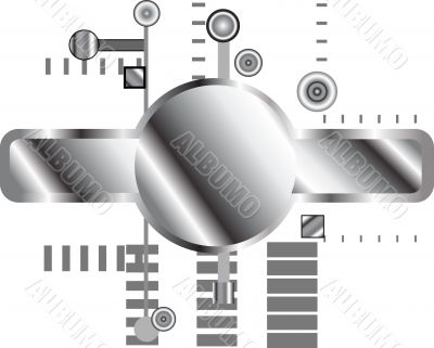 Grey button