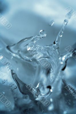 Drop of water isolated
