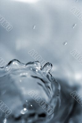 Drop of water isolated