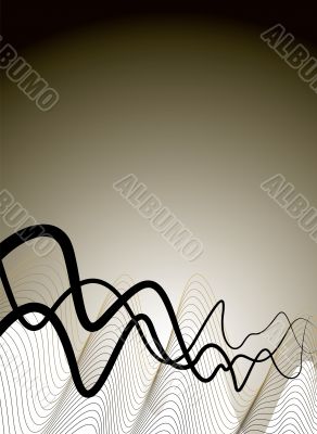 subtle wave gold