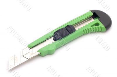 Green paper cut knife