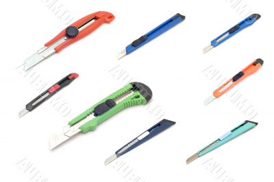 set of paper cut knife