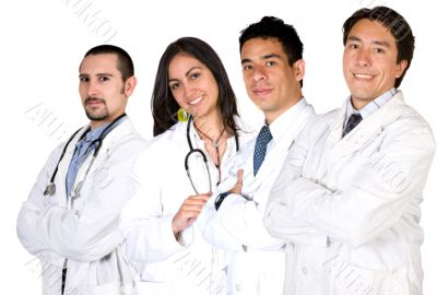 team of doctors and nurses