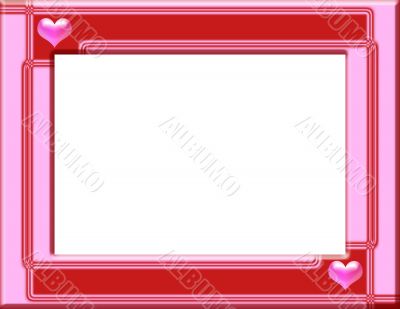 Pink Heart Frame