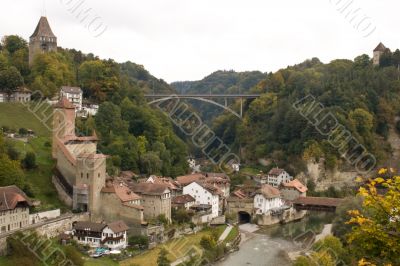 Fribourg. Medieval city
