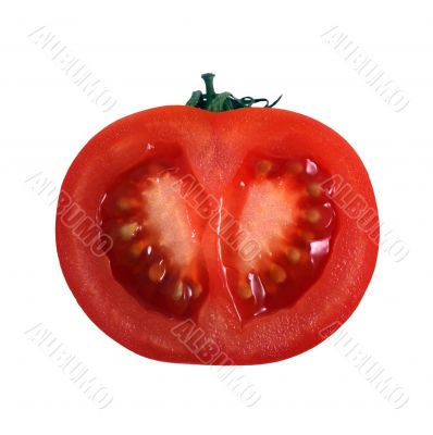 Half of tomato