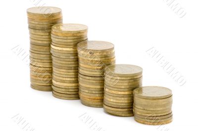 coin on white