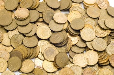rouble coin background