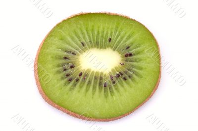 The piece of kiwi