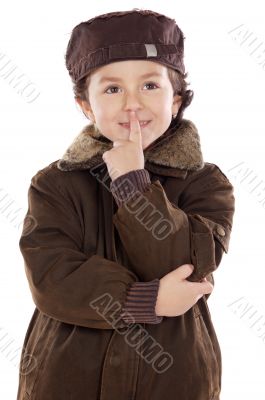 Kid thinking