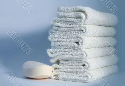 Towels and soap