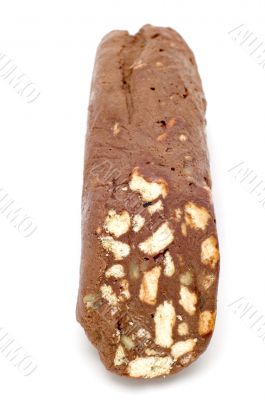 confectionery wurst on white