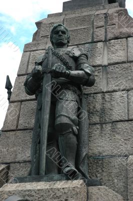 stone memorial monument in krakow