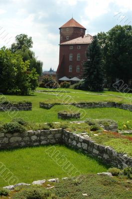 palace of polish king at krakow