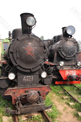 Old steam locomotives