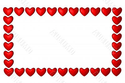 Frame of hearts