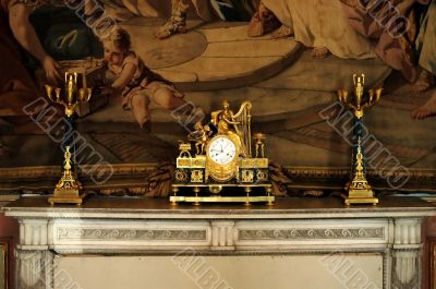 Candlestick, clock