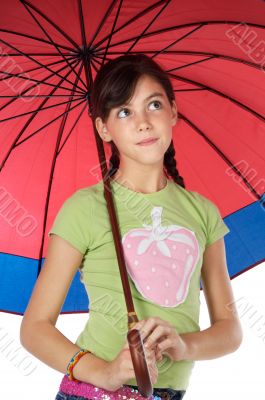 girl whit umbrella