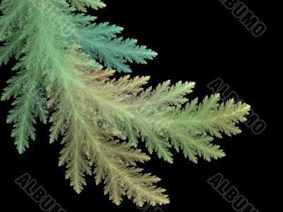 Fractal Abstract Background - Leaf Texture