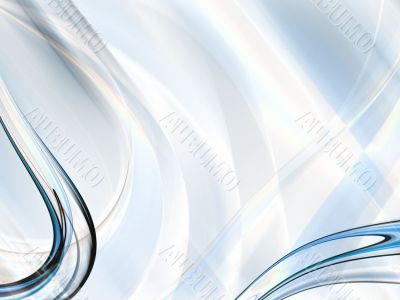 Blending Curves Abstract Background