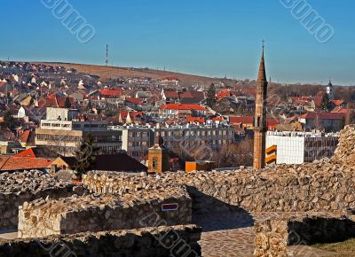  panoramic view of old town