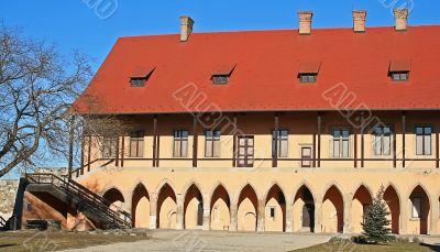 main facade of old building