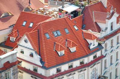 cityscape of old prague