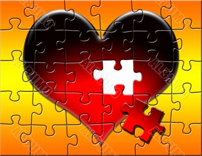 Red Heart Puzzle