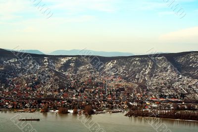 view of the town