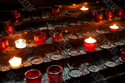 burnig candles