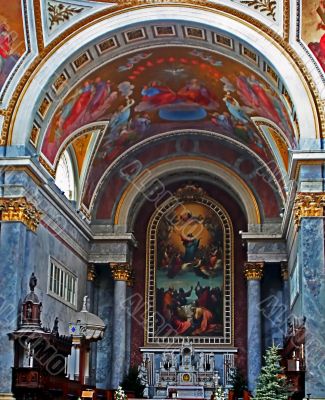  wall painting inside the cathedral